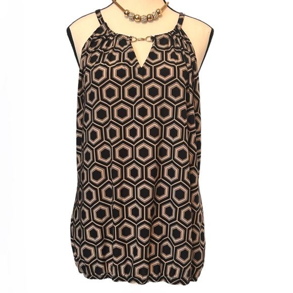 INC International Concepts Tops - INC International Concepts Sleeveless Graphic Blouse